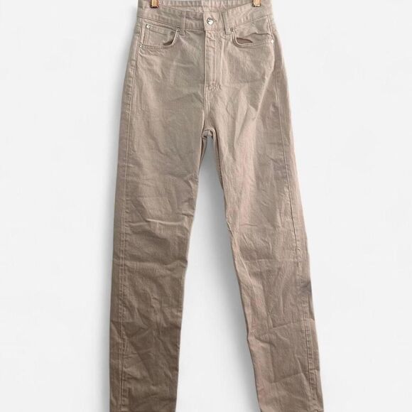 Djerf Avenue Cream Straight Leg Jeans Scandi Minimalist Capsule – Sz 29 - Picture 2 of 8